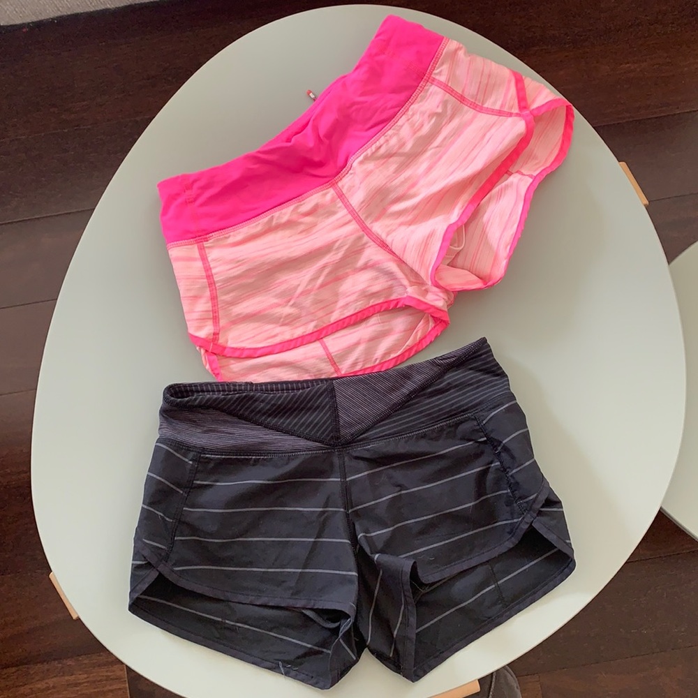 Lululemon run speed shorts